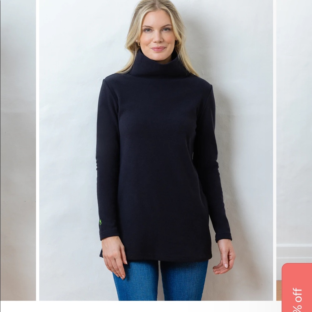 Dudley Stephens Cobble Hill Turtleneck Black